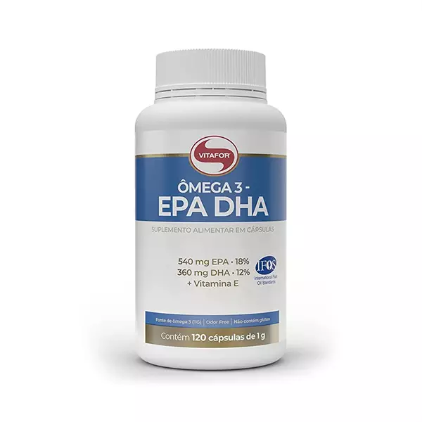 Ômega 3 EPA DHA Vitafor 120 Cápsulas
