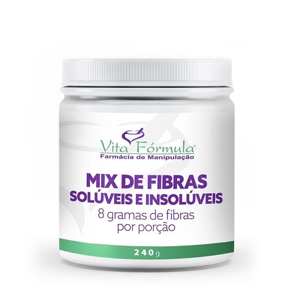 Mix de Fibras solúveis e Insolúveis 240g