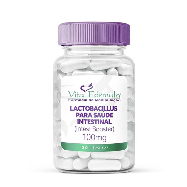 Lactobacillus para Saúde Intestinal (Intest Booster) 100mg 30 Cápsulas