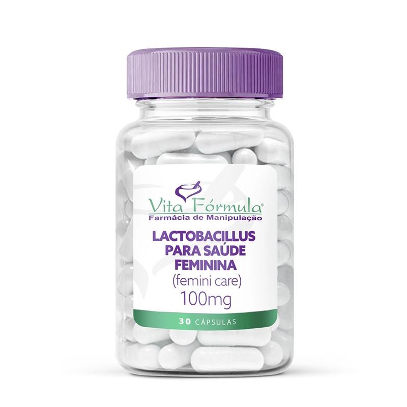 Lactobacillus para Saúde feminina (Femini Care) 100mg 30 Cápsulas