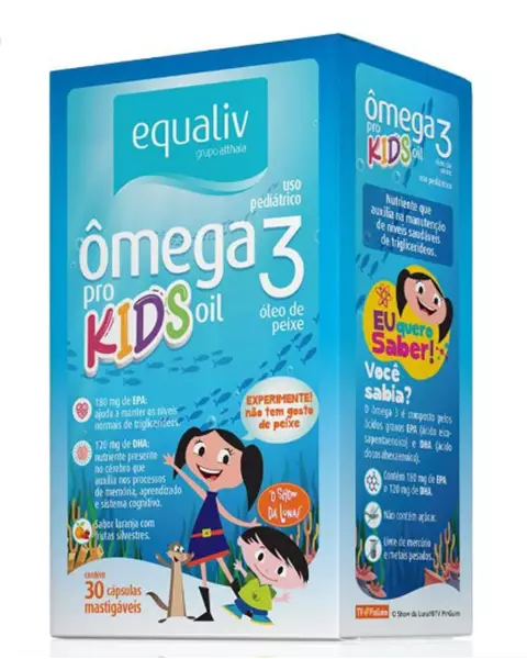Omega 3 Kids Equaliv 30 capsulas