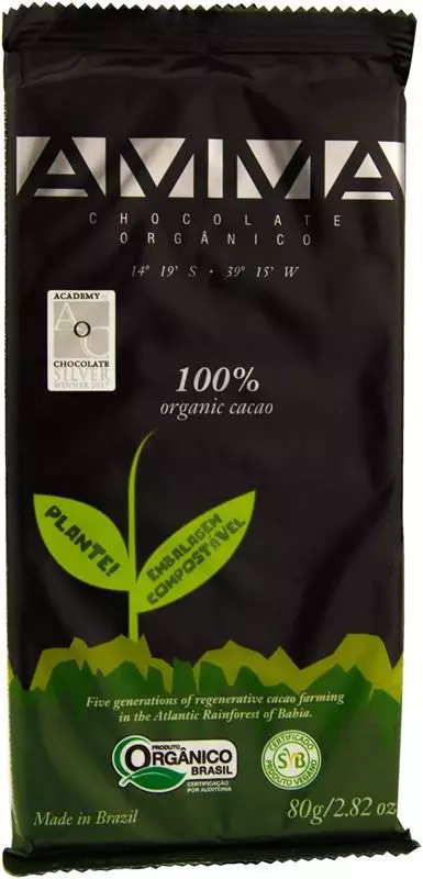 Chocolate 100%  Cacau - Orgânico