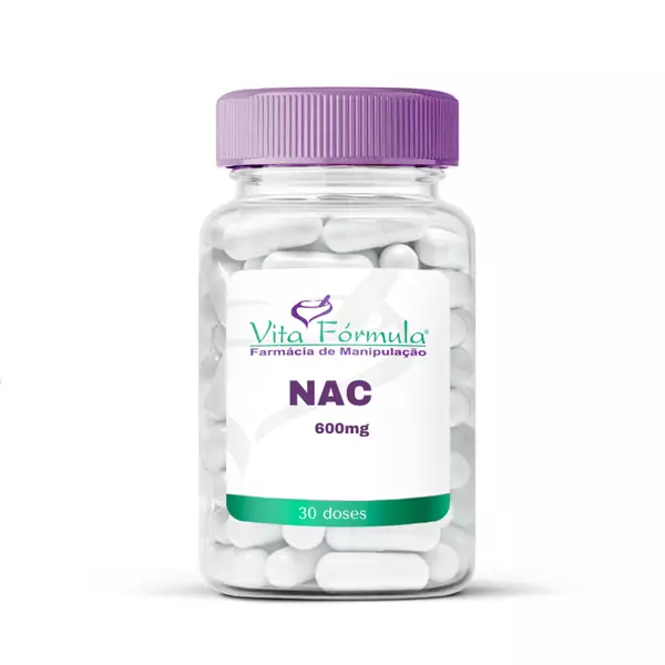 NAC (N Acetilcisteina) 600mg 30 Doses