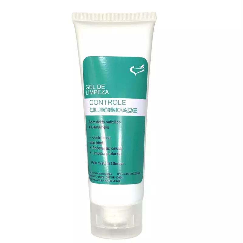 Gel de limpeza - Controle da oleosidade