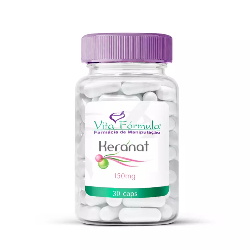 Keranat 150mg com 30 capsulas