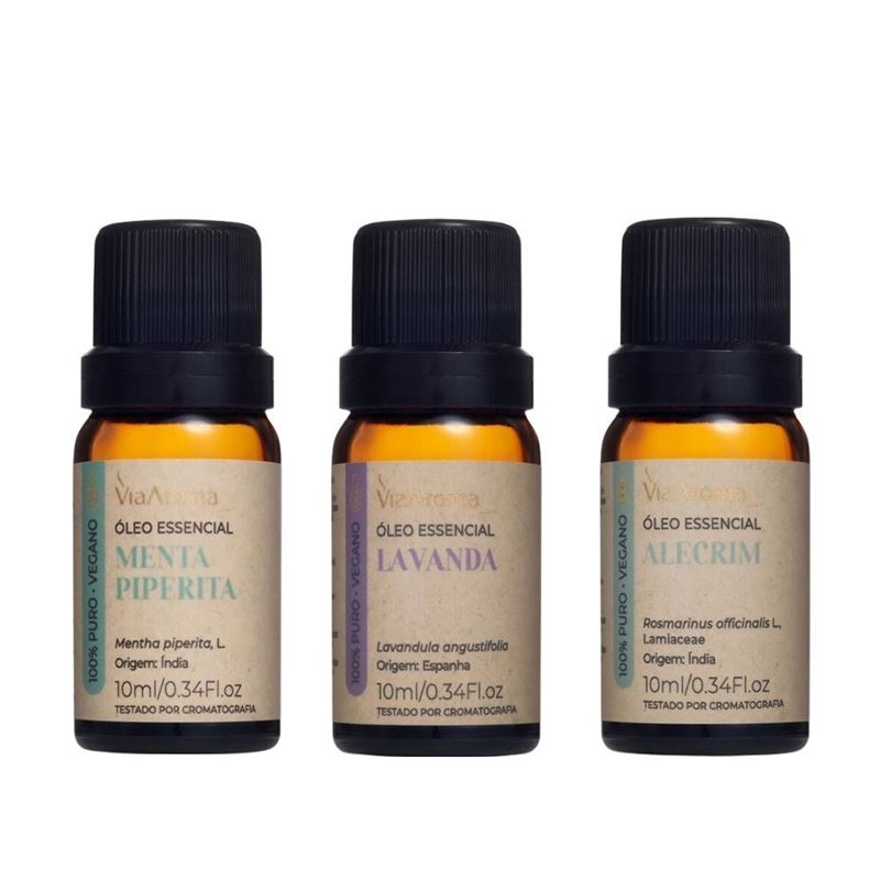 kit 3 oleos essenciais