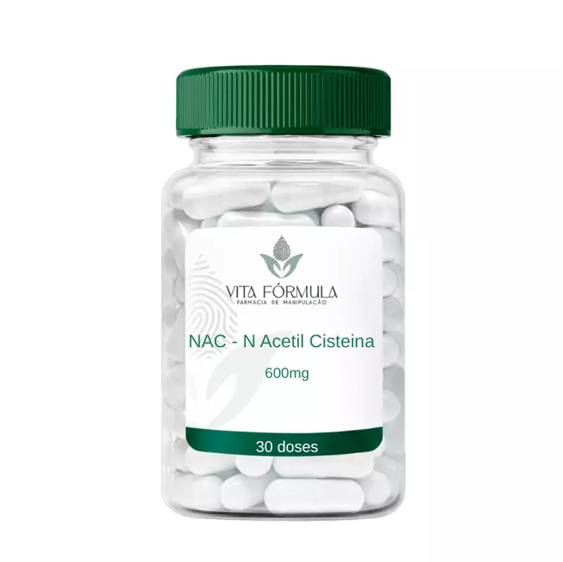 NAC (N Acetilcisteina) 600mg 30 Doses
