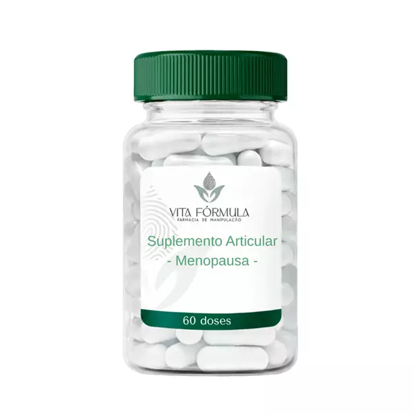 Suplemento Articular Menopausa � Colágeno Tipo II 40 mg + Magnésio 200 mg + Vitamina D3 2000 UI