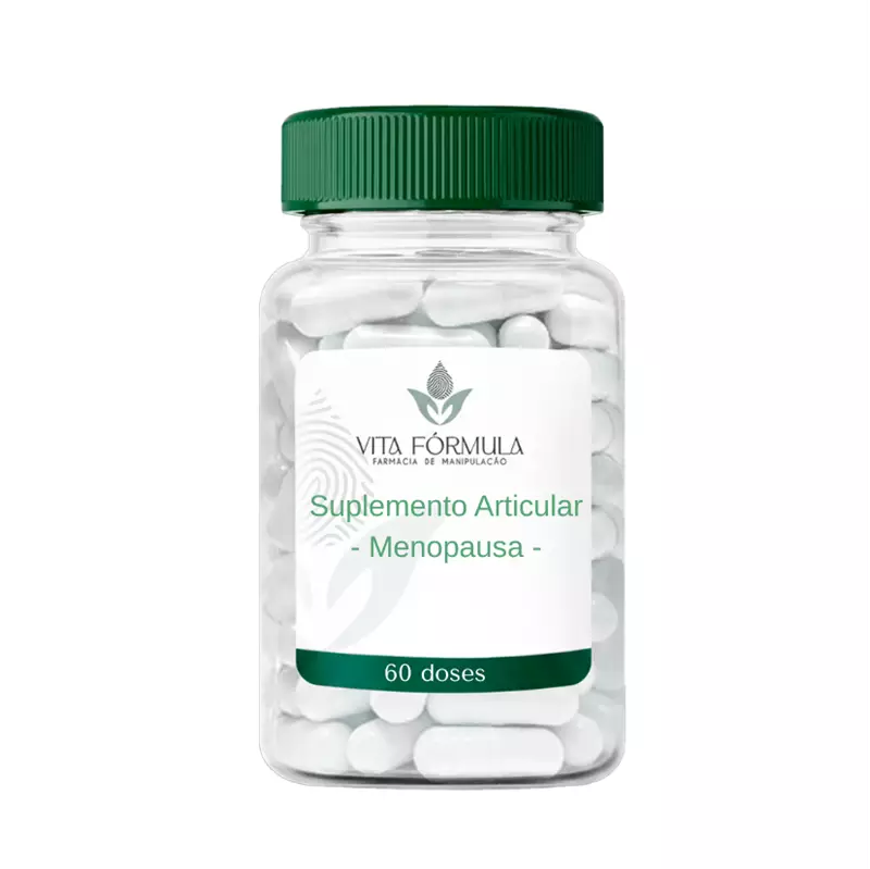 Suplemento Articular Menopausa � Colágeno Tipo II 40 mg + Magnésio 200 mg + Vitamina D3 2000 UI