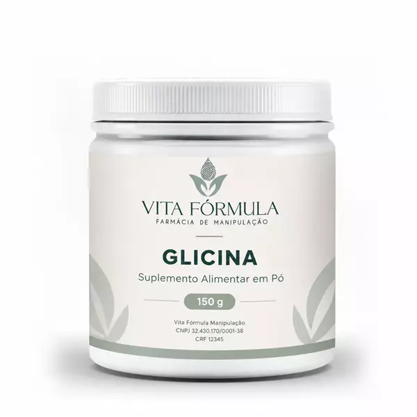 Glicina - 150g - Suplemento alimentar em pó