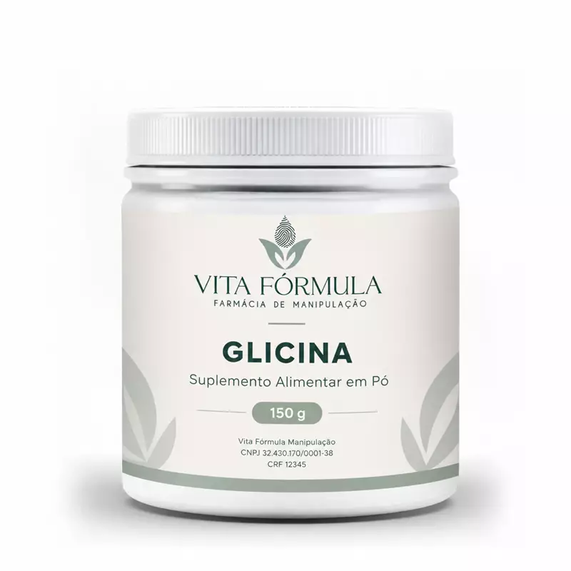 Glicina - 150g - Suplemento alimentar em pó