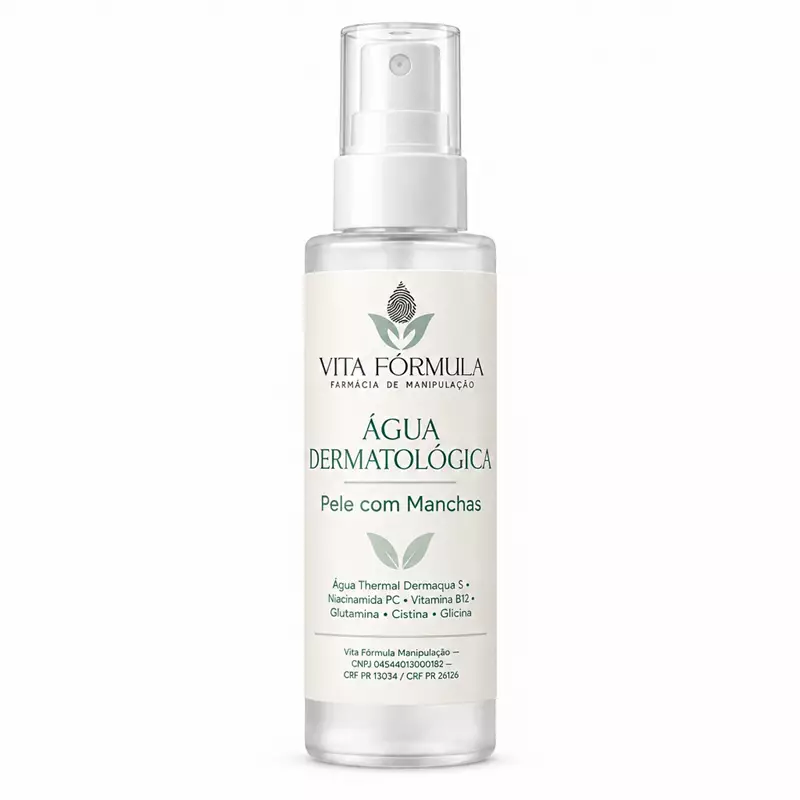 Agua dermatologica Pele com Manchas