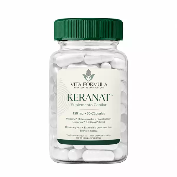 Keranat 150mg com 30 capsulas